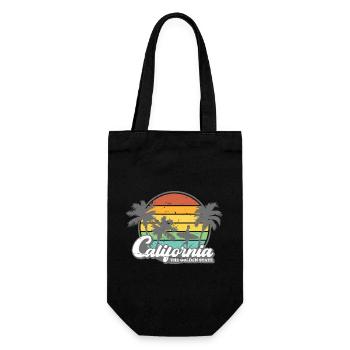 California Retro Surfer Palm Beach Vacances - Sac à bouteille - noir - Devant
