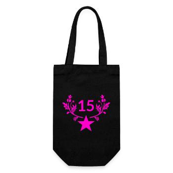 Anniversaire - Sac à bouteille - noir - Devant