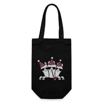 Celebrate Party Lama's Birthday - Gift Bag for Bottles - black - Front