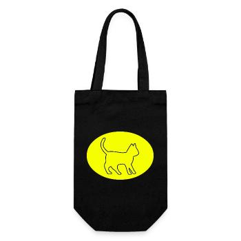 Chat - Sac à bouteille - noir - Devant