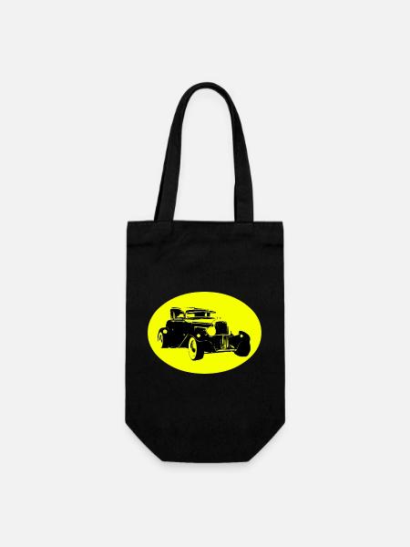 Auto - Geschenkbeutel für Flaschen - Schwarz