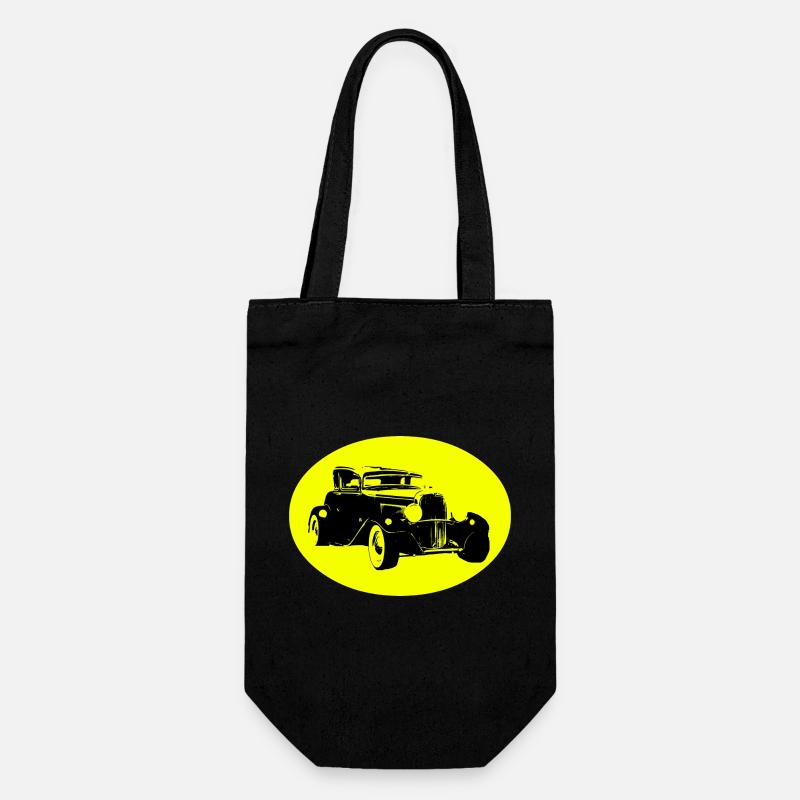Auto - Geschenkbeutel für Flaschen - Schwarz