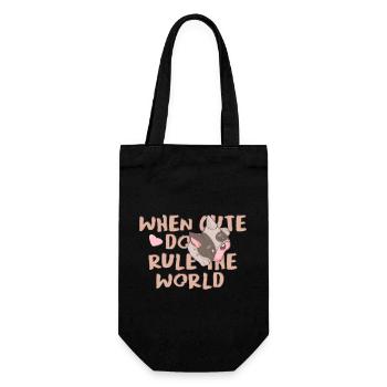 Doux dicton - Sac à bouteille - noir - Devant