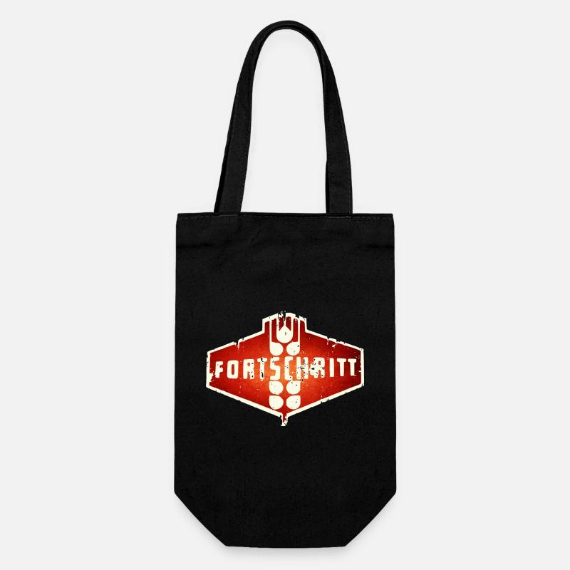 FORTSCHRITT - LPG - IFA - DDR - Landmaschinen - Geschenkbeutel für Flaschen - Schwarz