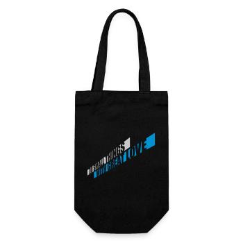 Citation faire de petites choses - Sac à bouteille - noir - Devant