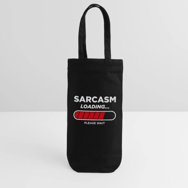 Sarcasm Loading Gift Bag for Bottles