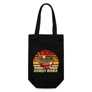 Ramen Mama - Geschenkbeutel für Flaschen - Schwarz - Vorne