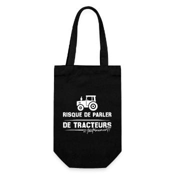 Risque de parler de tracteurs à tout moment - Sac à bouteille - noir - Devant