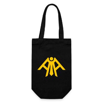 Gamers Cyberpunk T-Shirt Orange Angel Cyber Wear - Geschenkbeutel für Flaschen - Schwarz - Vorne