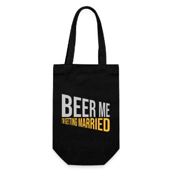 Beer Me Me marier - Sac à bouteille - noir - Devant