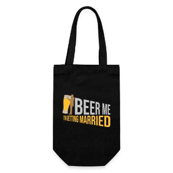 Beer Me Me marier - Sac à bouteille - noir - Devant