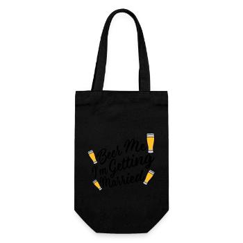 Beer Me Me marier - Sac à bouteille - noir - Devant