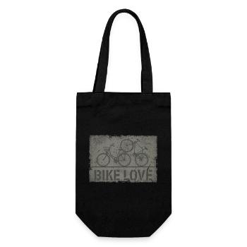 Amour du vélo - Sac à bouteille - noir - Devant