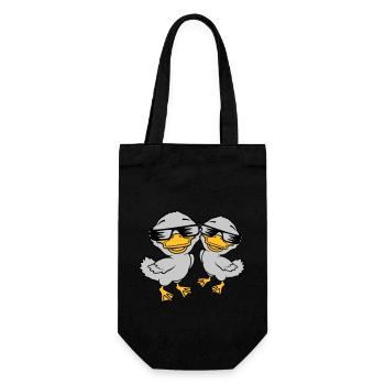 2 Cool Duckling Sunglasses - Gift Bag for Bottles - black - Front