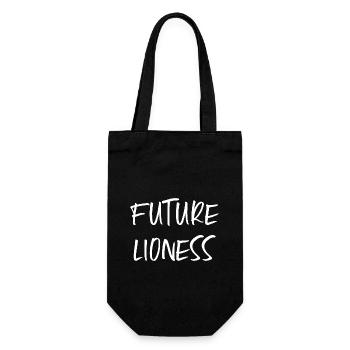 Future lionne - Sac à bouteille - noir - Devant