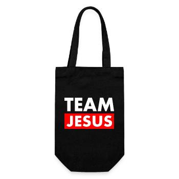 Team jesus - Gift Bag for Bottles - black - Front