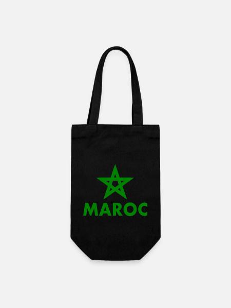Marokko - Geschenkbeutel für Flaschen - Schwarz