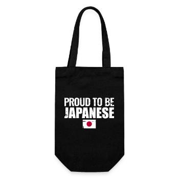Proud To Be Japanese Japan Japanisch Japaner - Gift Bag for Bottles - black - Front