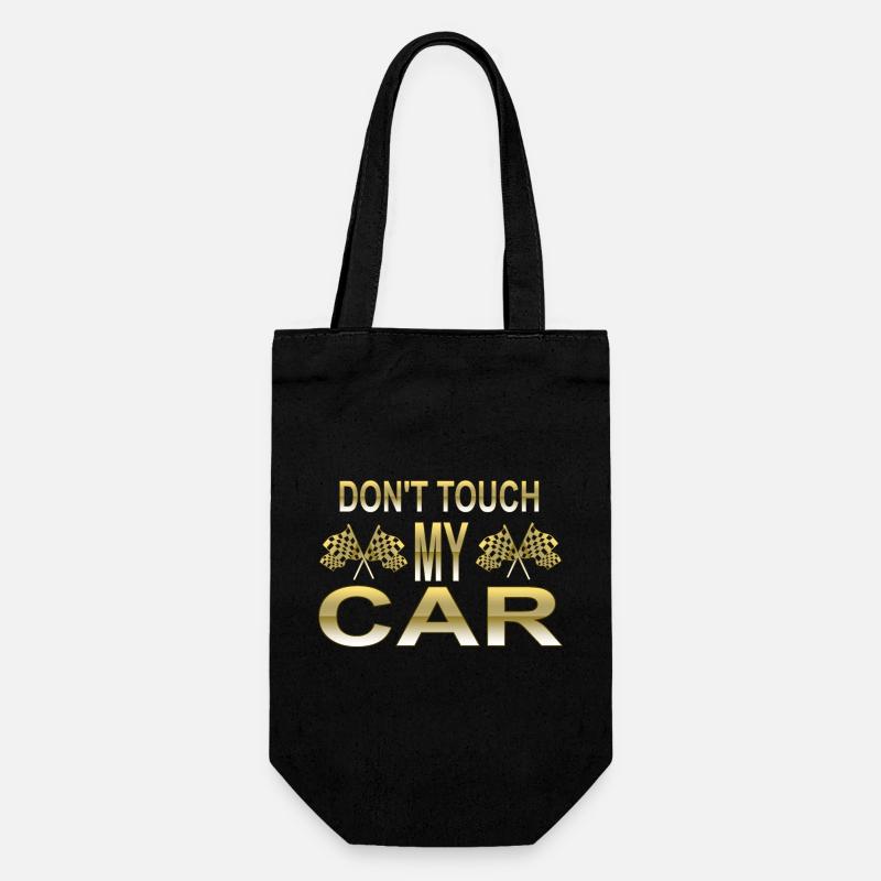 Auto - Geschenkbeutel für Flaschen - Schwarz