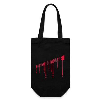I dont care fact - Geschenkbeutel für Flaschen - Schwarz - Vorne