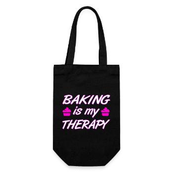 Bake - Gift Bag for Bottles - black - Front