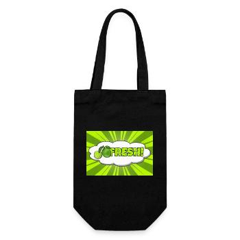 Fresh Comic Style Bubble Graffiti Lettering - Gift Bag for Bottles - black - Front