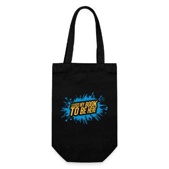 J’ai fermé mon livre - Sac à bouteille - noir - Devant