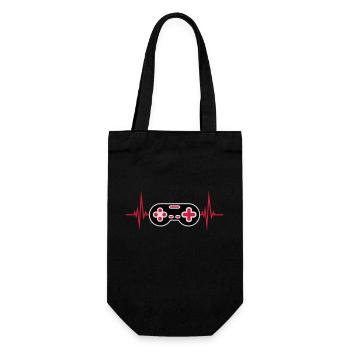 Pulse Heartbeat Retro Gamer - Sac à bouteille - noir - Devant