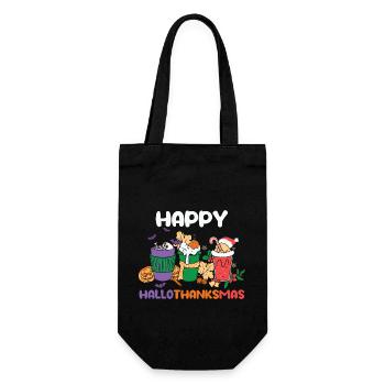 Cadeaux de Noël Noël - Sac à bouteille - noir - Devant
