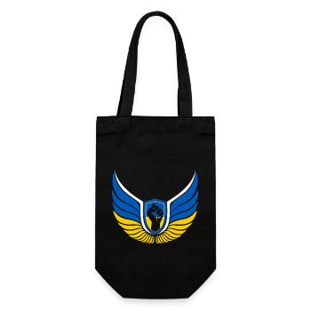 Logo de l’Ukraine - Sac à bouteille - noir - Devant