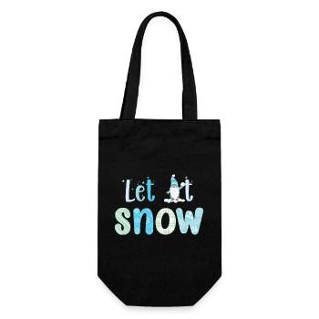Noël Noël Gnomies - Sac à bouteille - noir - Devant