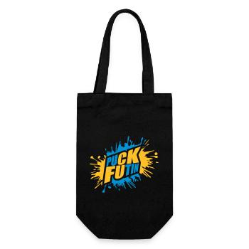Conception du logo Puck Futin - Sac à bouteille - noir - Devant