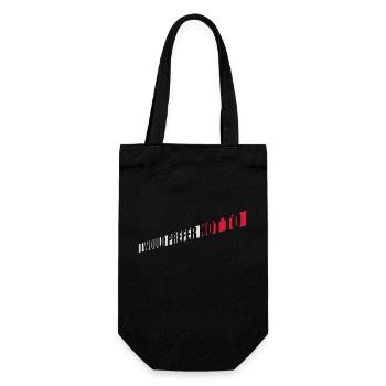Je préfère ne pas - Sac à bouteille - noir - Devant