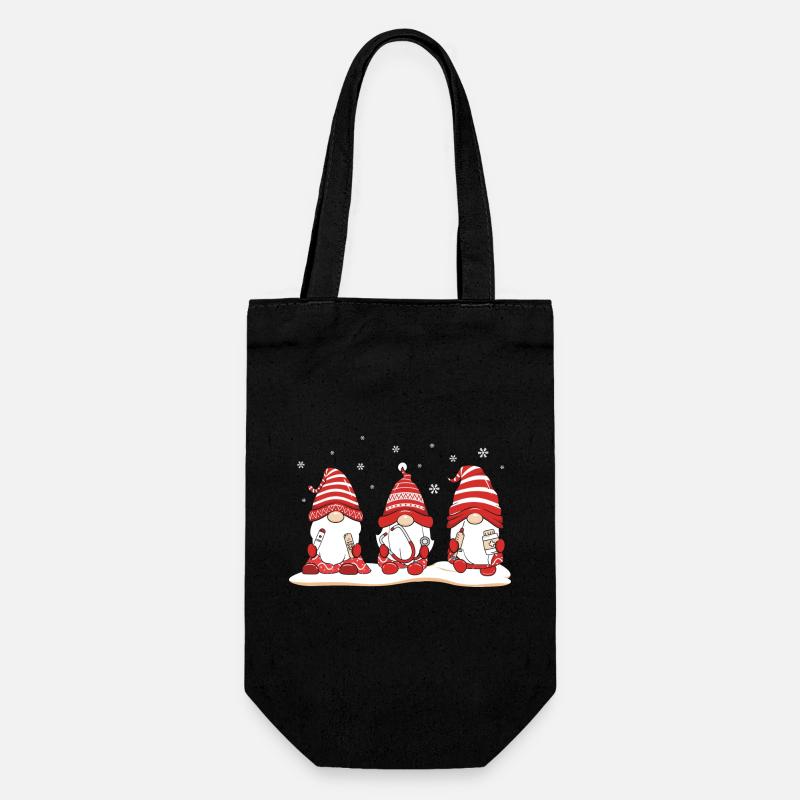 Weihnachten Weihnachtsmann Geschenke - Geschenkbeutel für Flaschen - Schwarz