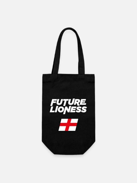 Future Lioness - Gift Bag for Bottles - black