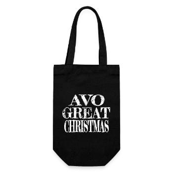 Geek Awesome Beach Bedroom Christmas Birthday - Gift Bag for Bottles - black - Front