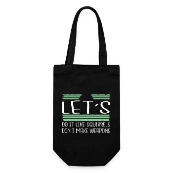 peace movement disarmament jokes awesome family - Gift Bag for Bottles - black - Front