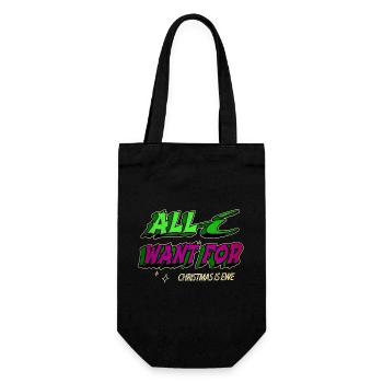 beach holiday statement animal funny gym quote - Geschenkbeutel für Flaschen - Schwarz - Vorne