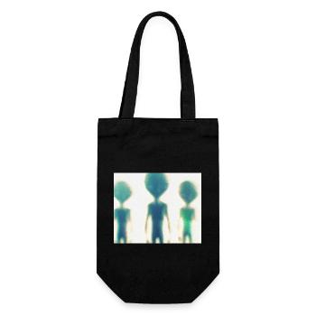 Aliens - Gift Bag for Bottles - black - Front