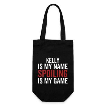 Kelly ist mein Name Verderben ist mein Spiel - Geschenkbeutel für Flaschen - Schwarz - Vorne