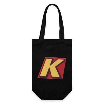 K - Gift Bag for Bottles - black - Front