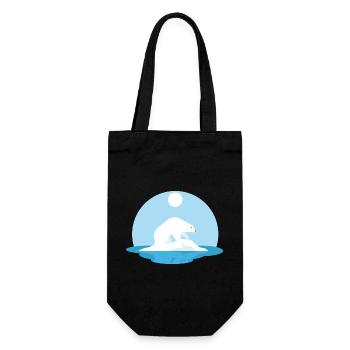 Polar Bear - Sac à bouteille - noir - Devant