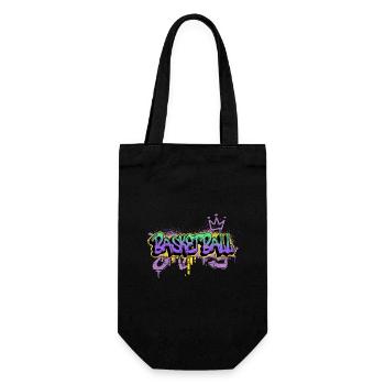 Basketball Graffiti Sprayer Basketball Sports - Gift Bag for Bottles - black - Front