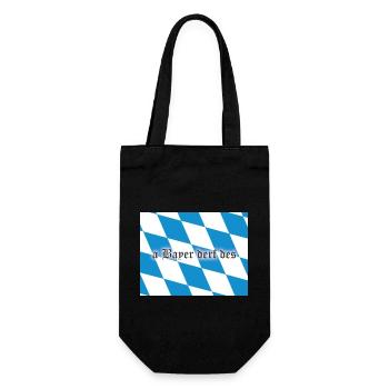 a bayer derf des - Geschenkbeutel für Flaschen - Schwarz - Vorne