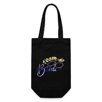 Bride bride wedding stag party bridesmaid party stag party - Gift Bag for Bottles - black - Front