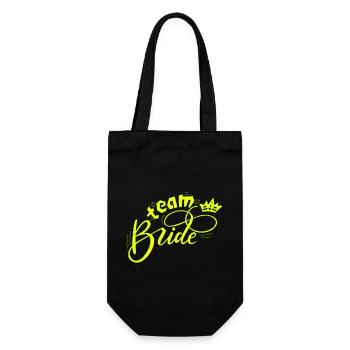 Bride bride wedding stag party bridesmaid party stag party - Gift Bag for Bottles - black - Front