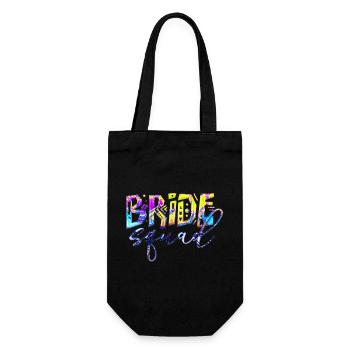 Bride bride wedding stag party bridesmaid party stag party - Gift Bag for Bottles - black - Front