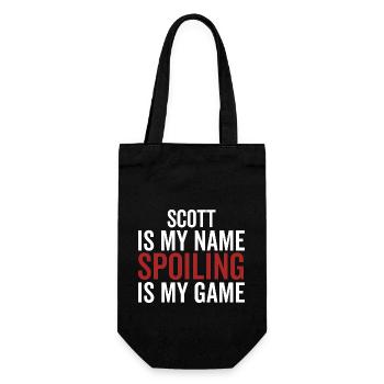 Scott est mon nom Spoiling est mon jeu - Sac à bouteille - noir - Devant