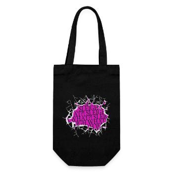 Santa Bodybuilder Cool Gift Idea Funny Quote Cute - Gift Bag for Bottles - black - Front