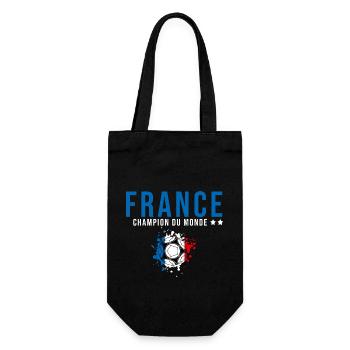 France supporters équipe footbalL 2022 - Sac à bouteille - noir - Devant